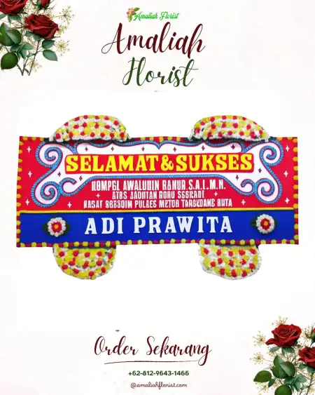 Papan Bunga Ucapan Selamat Getasrejo